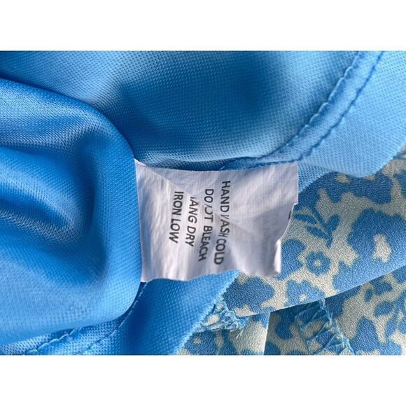 Sienna Sky Floral Smock Waist Ruffle Hem Midi Dress Size M - Picture 11 of 11